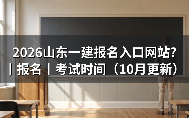 山东一建报名网站入口，先认平台名称