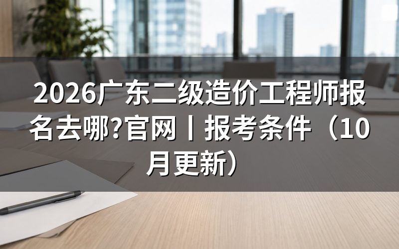 广东二级造价工程师报名官网,从公告找入口