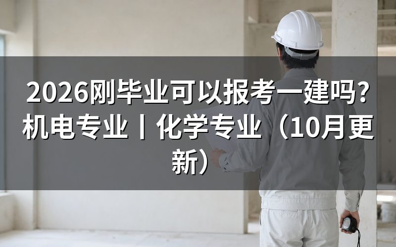 机电专业可以报考一建吗,先对报名表