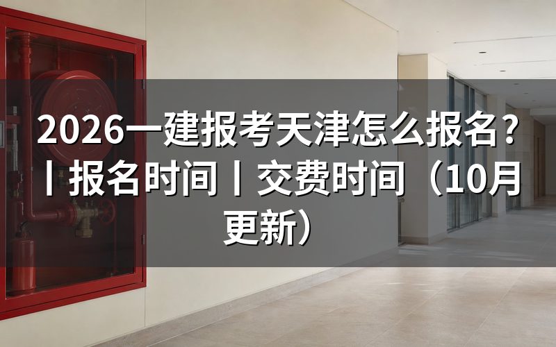 天津一建报名时间，看报名入口开放期