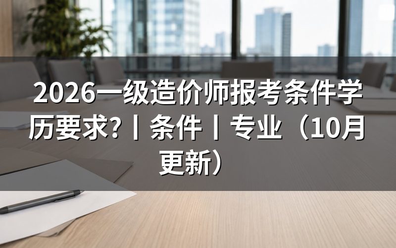 一级造价师报考条件和专业要求,看学历验证报告