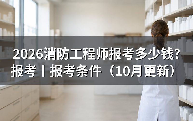 消防工程师报考,核对报名表和缴费科目
