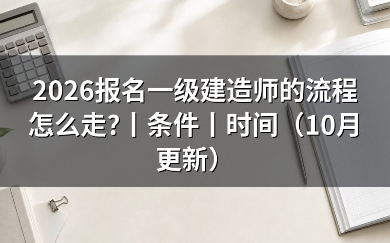 报考国家一级建造师的流程,逐项填写报名表