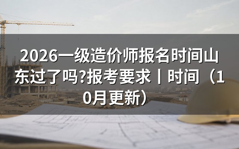 山东省一级造价师报名时间,核对报名表时间栏
