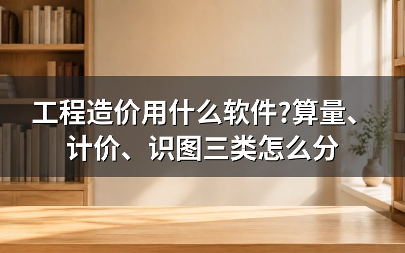 算量软件:把图纸变成工程量