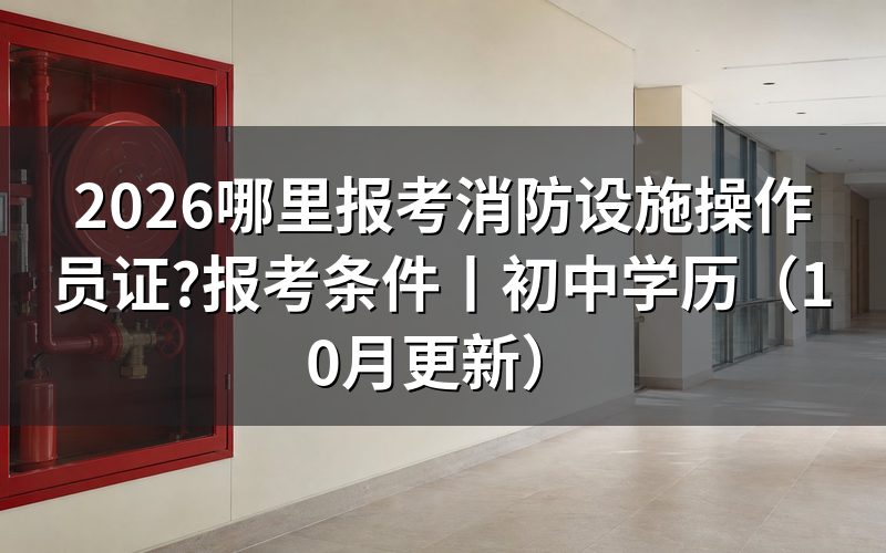 报考消防设施操作员在哪里,先看报名系统的审核状态