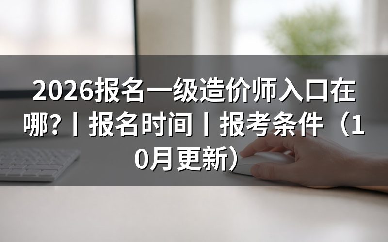 一级造价师报名官网入口,看清报名服务平台名称