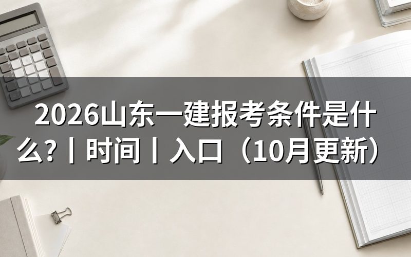 山东一建的报考条件，逐项核对报名表