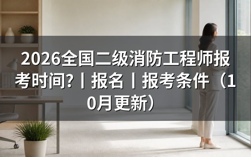 二级消防工程师报考时间,先核对报名表上的证书名称