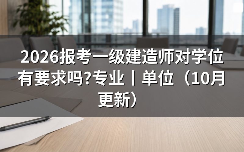 报考一级建造师专业要求,先核对学历栏