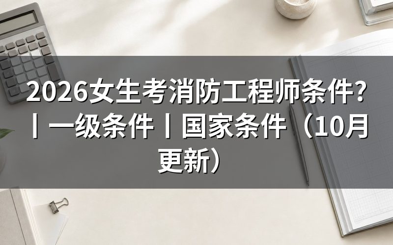 消防工程师条件,女生怎样核对报名表
