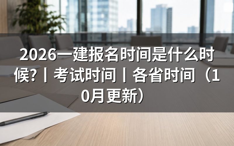 一建报名时间2026,核对报名表时间栏