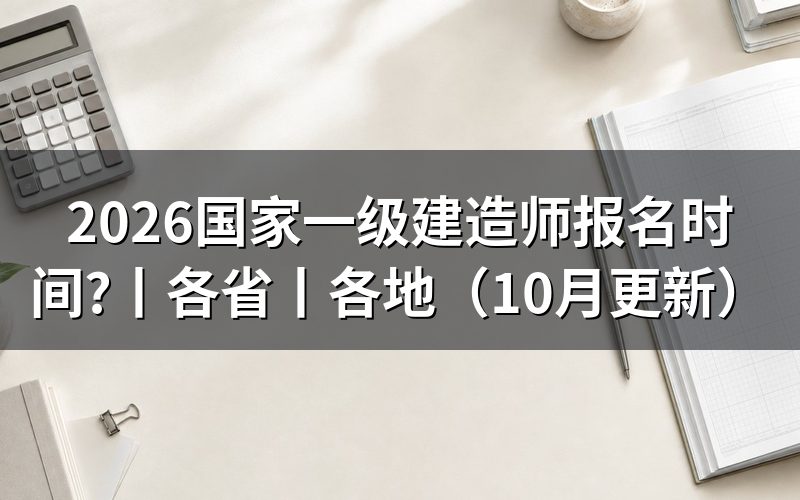 2026年一级建造师报名时间,看报名表时间栏