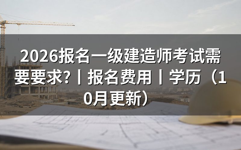 报名一级建造师的有哪些要求,先核对报名表