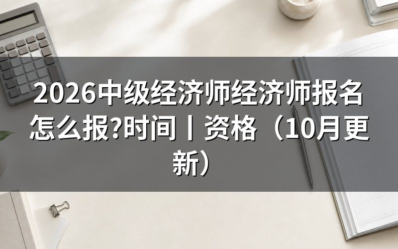 中级经济师报名时间,查看报名表状态