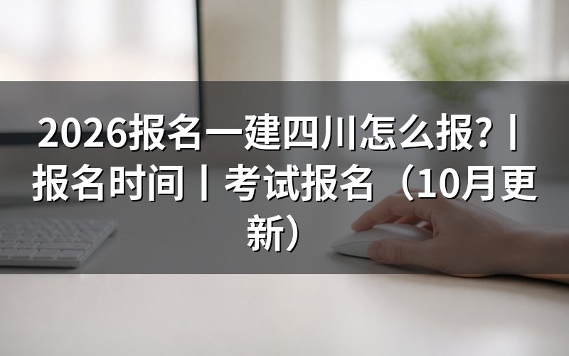 四川一建报名时间,看报名入口开放期