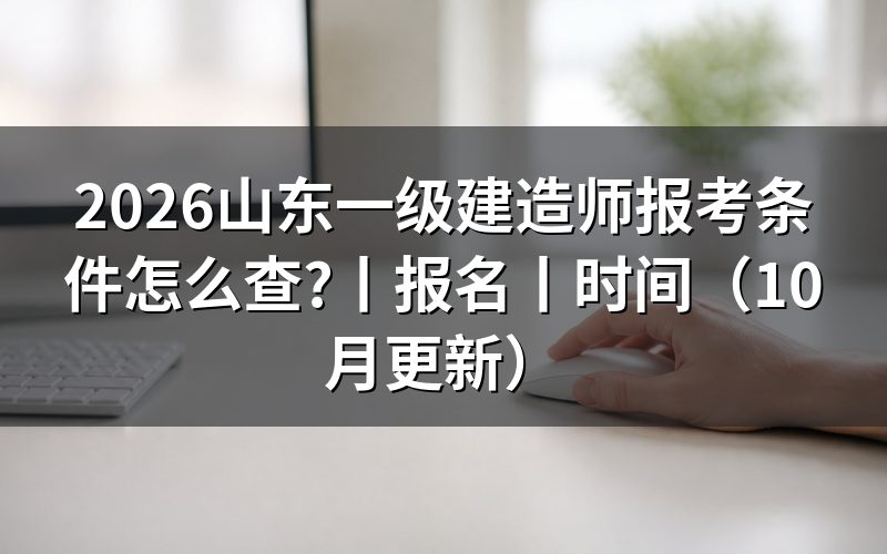 山东省一级建造师报考条件,逐项核对报名表