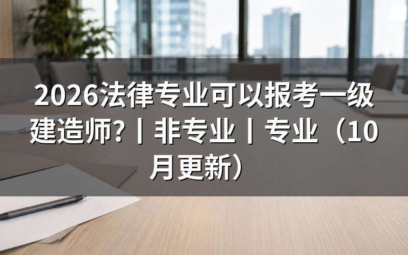 非专业报考一级建造师，先核对学历栏