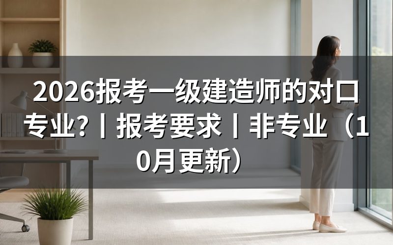 报考一级建造师的专业有哪些,核对报名表专业栏