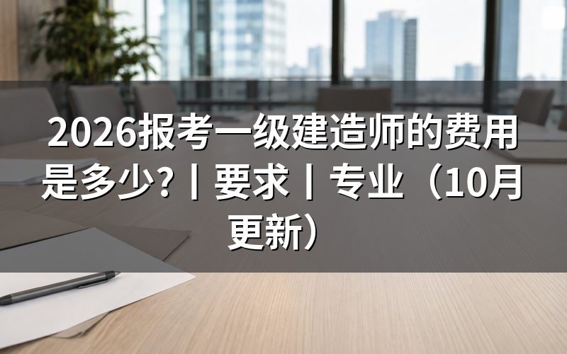 报考一级建造师的要求，先核报名表资格