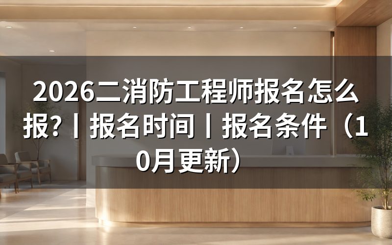 消防工程师报名时间,看报名页日期