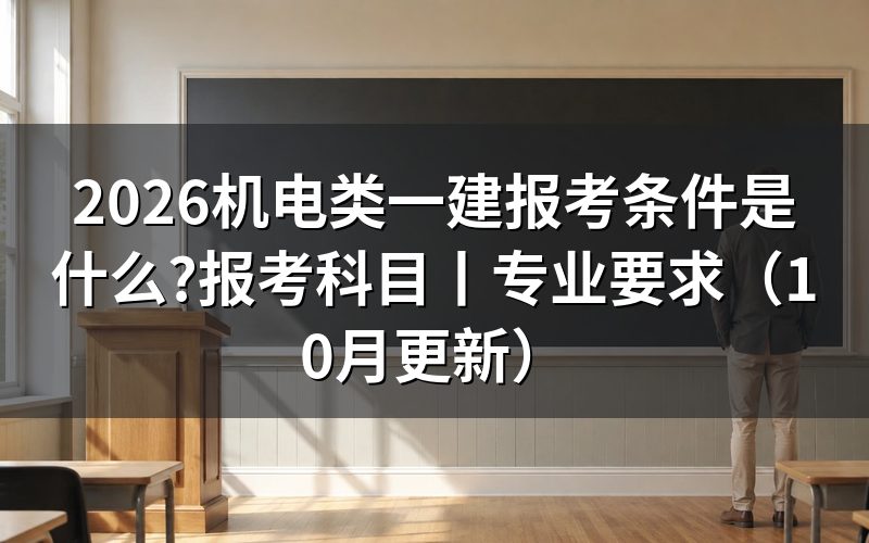 一建机电报考条件及专业要求,看报名表怎么核对