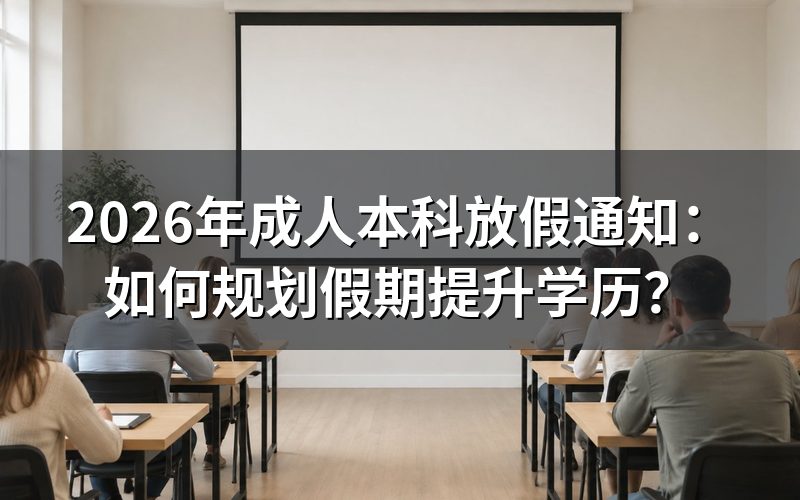 自考和成考有什么区别?