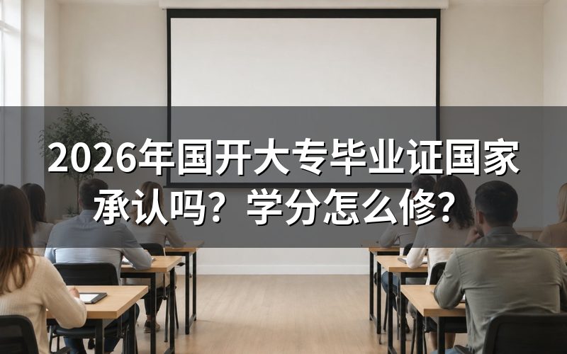 2026年国开大专毕业证国家承认吗?