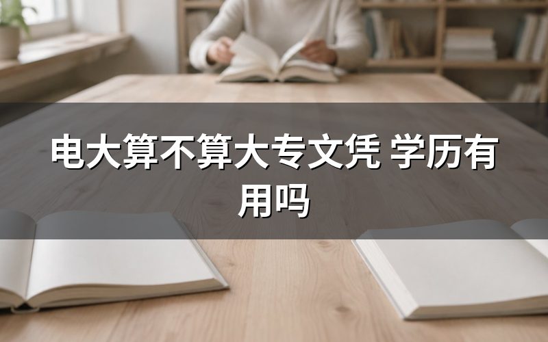 电大学历是否属于正规大专学历？