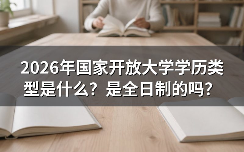 国家开放大学的学历性质具体是什么?