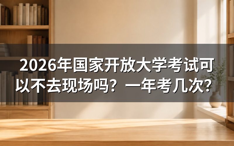 2026年国家开放大学需要去现场考试吗?