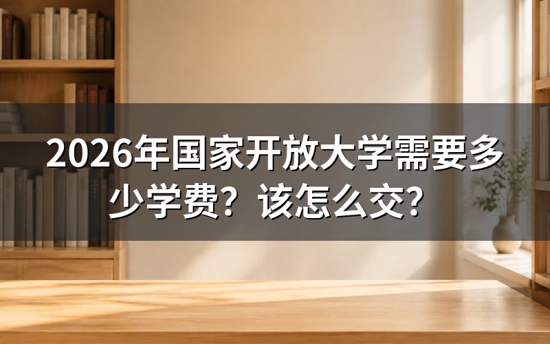国开学费具体怎么计算?