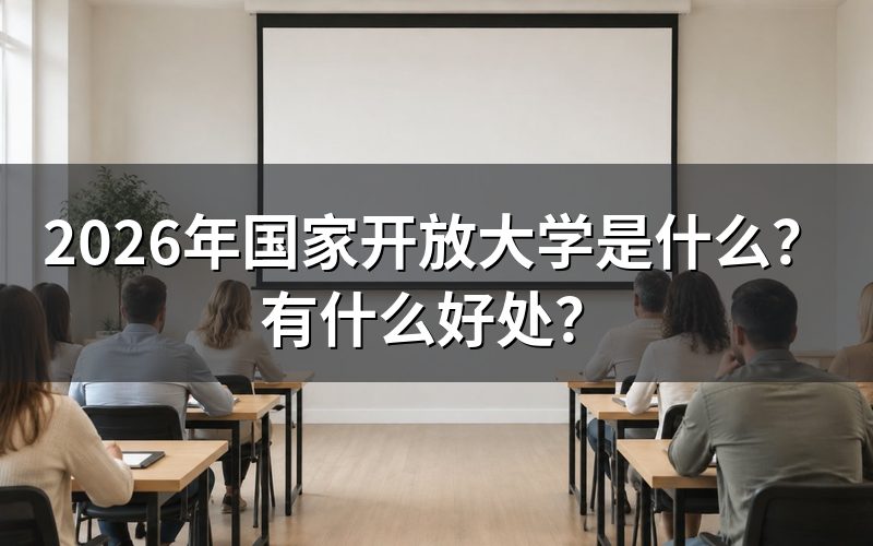 国家开放大学是什么性质的学校？