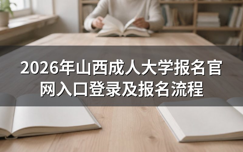 一、山西成人大学报名官网入口在哪?