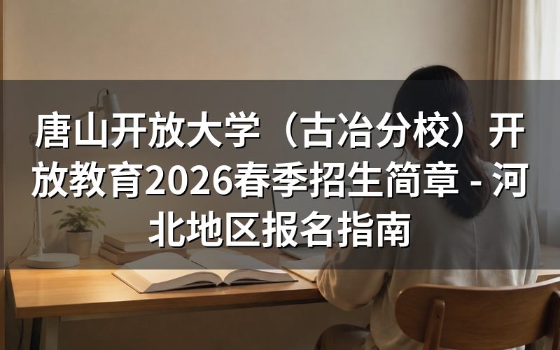 2026年春季报名条件是什么?