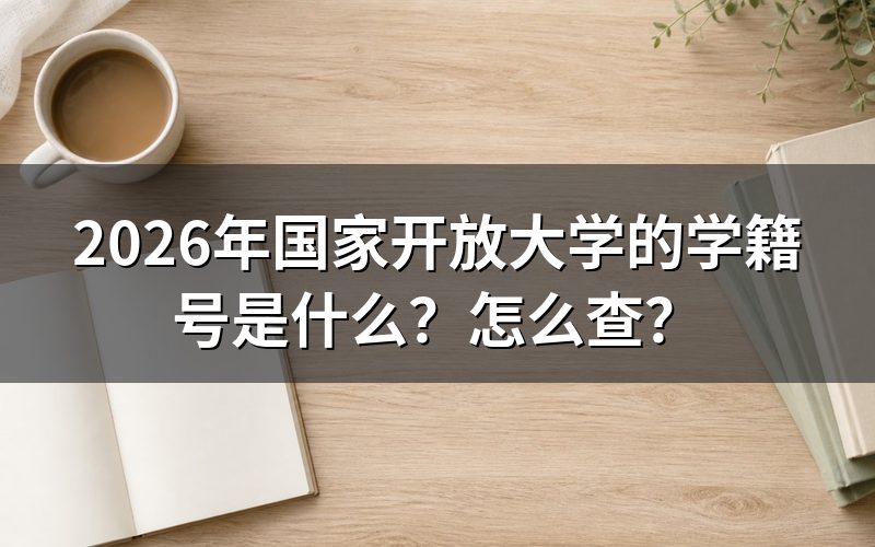 国家开放大学学籍号的结构是什么?