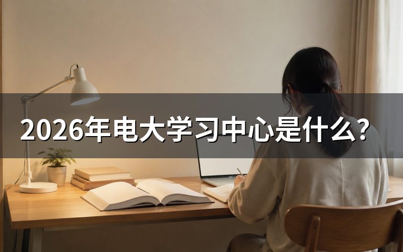 电大学习中心具体负责哪些工作?