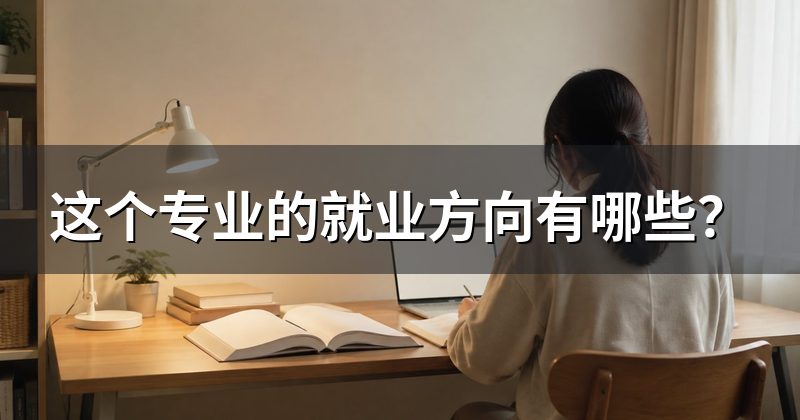 这个专业的就业方向有哪些？