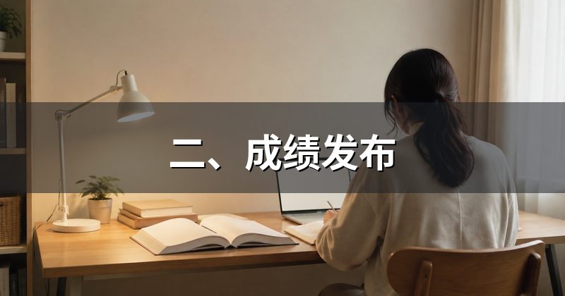二、成绩发布