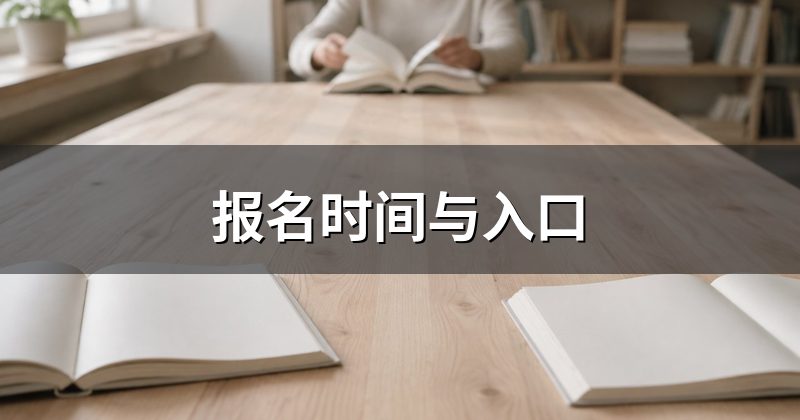 报名时间与入口