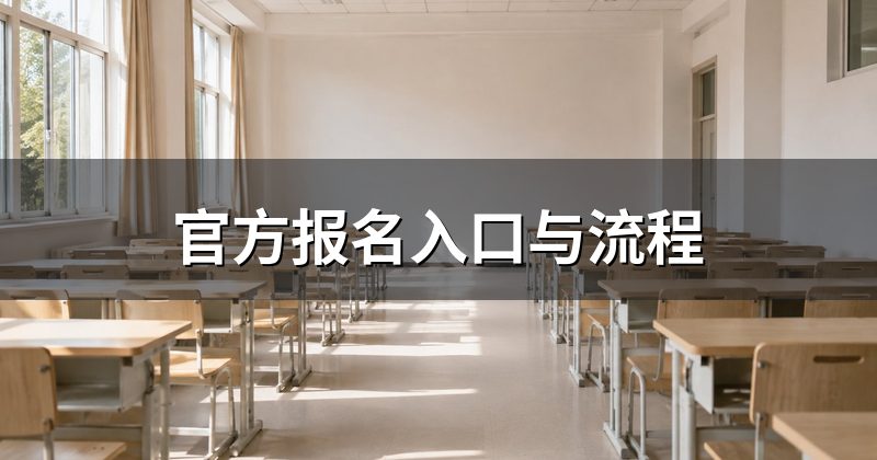 官方报名入口与流程