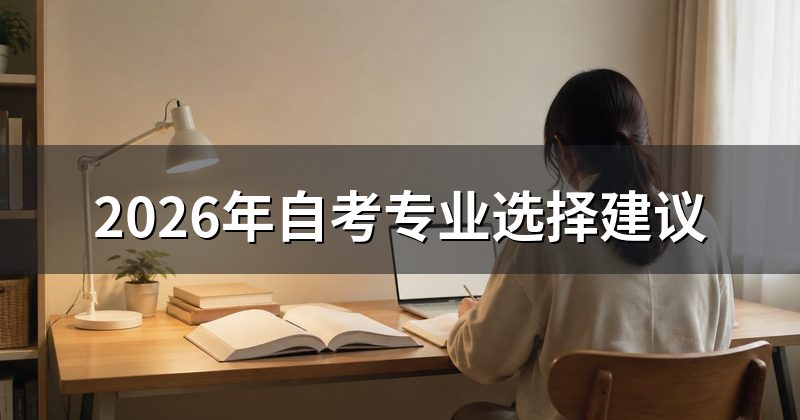 2026年自考专业选择建议
