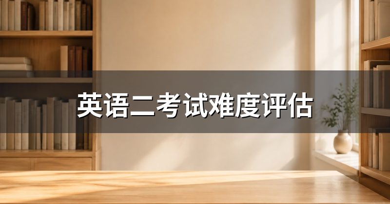英语二考试难度评估