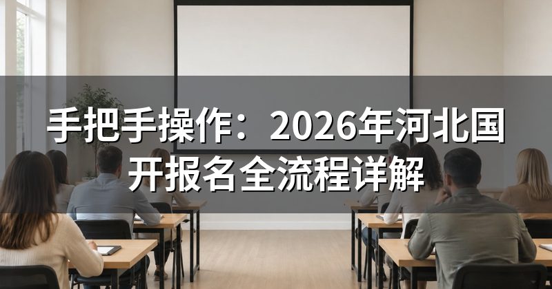手把手操作:2026年河北国开报名全流程详解