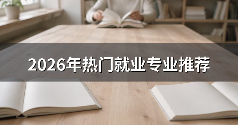 2026年热门就业专业推荐