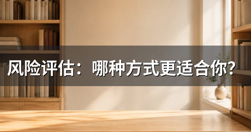 风险评估:哪种方式更适合你?