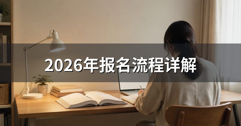 2026年报名流程详解