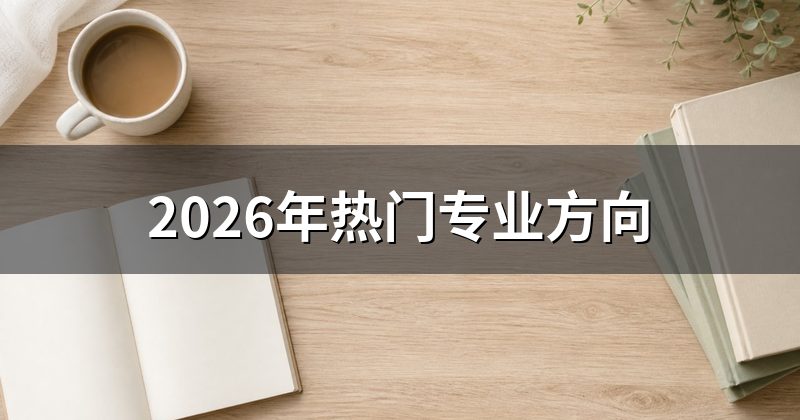 2026年热门专业方向