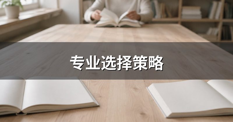 专业选择策略