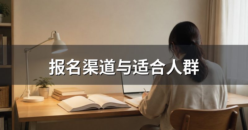 报名渠道与适合人群